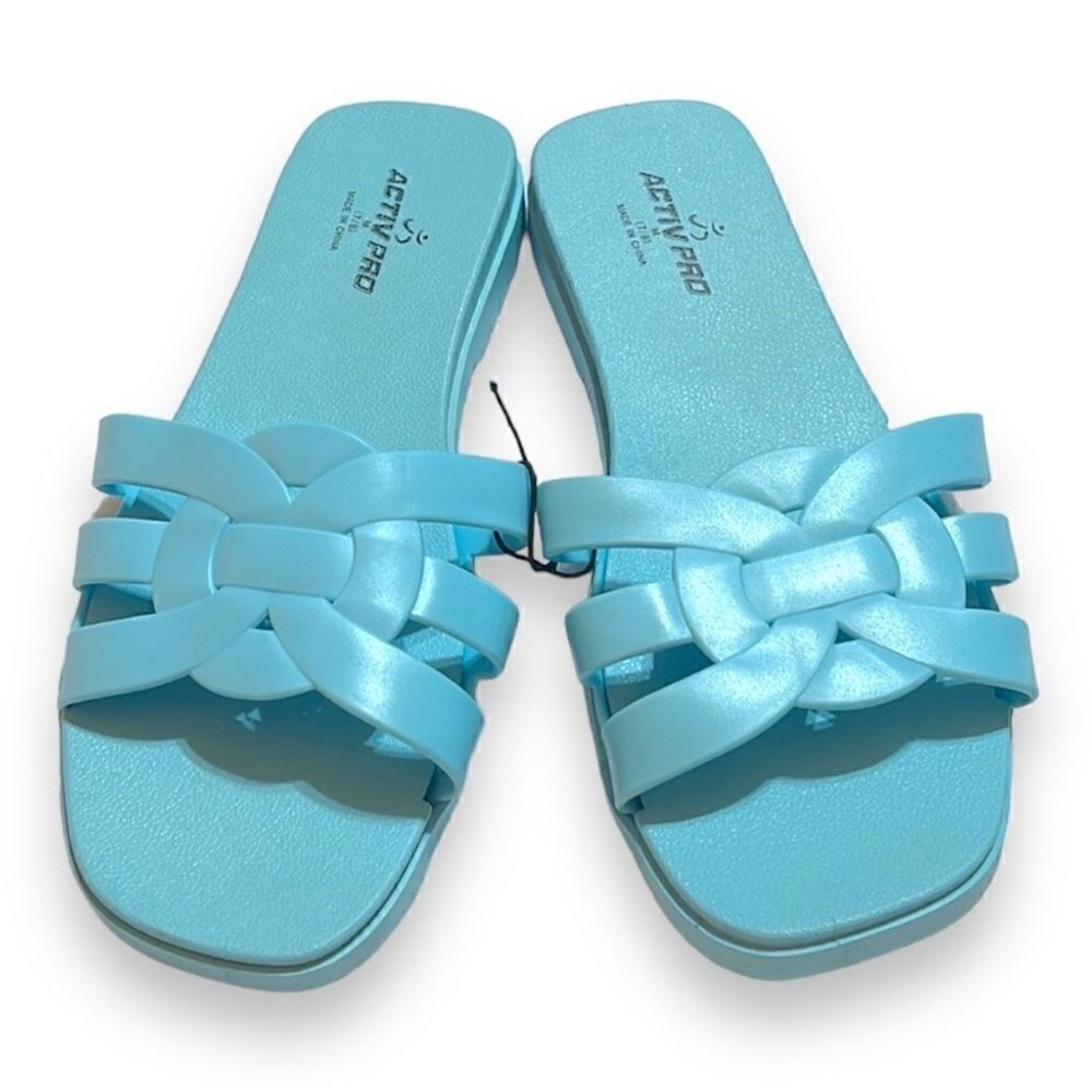 Aqua Slides Women's 7/8. Perfect Beach Sandals! Brand New!